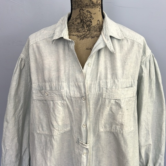 Free People Button Down Shirt - Picture 3 of 9
